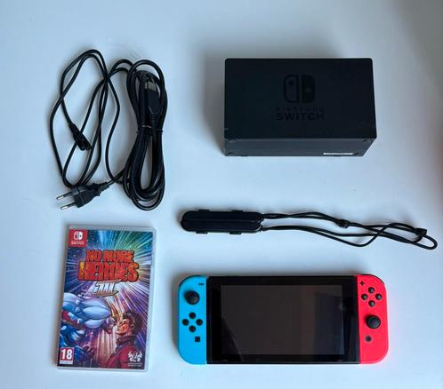 Nintendo Switch, Spelcomputers en Games, Spelcomputers | Nintendo Switch, Zo goed als nieuw, Switch Original, Met 2 controllers
