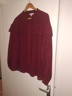 Bordeaux Rode Norah Blouse - Maat 46, Kleding | Dames, Maat 46/48 (XL) of groter, Ophalen of Verzenden, Zo goed als nieuw, Norah