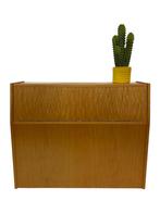 Vintage klepkast wandkast opbergmeubel jaren 60 eiken fineer, Antiek en Kunst, Antiek | Meubels | Kasten, Ophalen