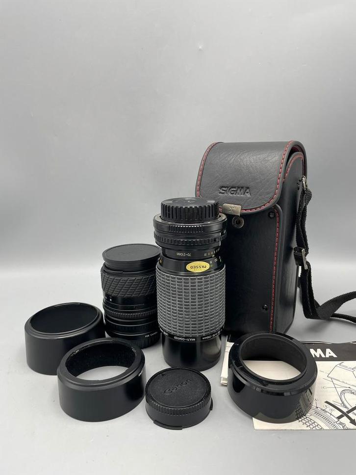 Sigma 70-210mm Telelens +Diverse Camera Lenzen & Accessoires, Audio, Tv en Foto, Fotocamera's Analoog, Zo goed als nieuw, Spiegelreflex