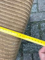 Ribstof Poef / Voetenbank, Ophalen, Gebruikt, Vierkant, Stof