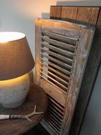 Prachtig robuuste kruiklamp. 2 stuks. Zgan, Ophalen of Verzenden, Zo goed als nieuw, Minder dan 50 cm