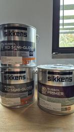 Sikkens Rubbol XD Semi Gloss+Primer 2,5L Herengrachtengroen, Doe-het-zelf en Verbouw, Verf, Beits en Lak, Nieuw, Ophalen of Verzenden