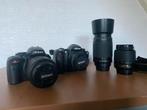 Nikon camera’s (Spiegelreflex) + 4 Lenzen, Audio, Tv en Foto, Fotocamera's Digitaal, Ophalen, Gebruikt, Spiegelreflex, Nikon
