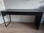 Mooi zwart bureau Ikea Micke, Huis en Inrichting, Bureaus, Ophalen, Zo goed als nieuw, Bureau