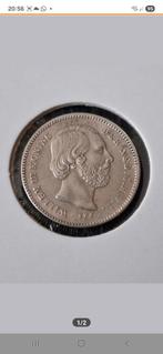 25 Cent (Kwartje) 1849 Willem III in hoge kwaliteit., Koning Willem III, Zilver, 25 cent, Ophalen of Verzenden