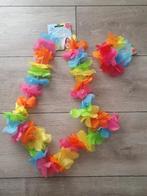 1 Hawaii slinger / bloemenslinger + 2 armbandjes NIEUWW, Nieuw, Ophalen of Verzenden, Feestartikel