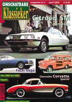 ONSCHATBARE KLASSIEKER 4/2005 - CITROËN SM / CORVETTE CHEVR., Boeken, Auto's | Folders en Tijdschriften, Ophalen of Verzenden