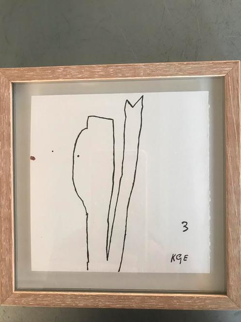 Klaas Gubbels, werktekening E 3, Antiek en Kunst, Kunst | Overige Kunst, Ophalen of Verzenden