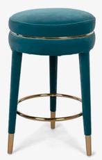 2x Blauwe Bold Monkey Barkrukken - Verschillende Hoogtes, Huis en Inrichting, Barkrukken, Met voetsteun, 60 tot 90 cm, Ophalen of Verzenden