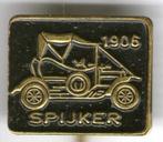 Spijker 1906 zwart op koper oldtimer auto speldje ( C_337 ), Verzenden, Zo goed als nieuw, Transport, Speldje of Pin