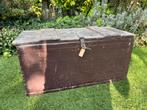Authentieke houten scheepskist, Huis en Inrichting, Woonaccessoires | Kisten, Minder dan 50 cm, Gebruikt, 50 tot 100 cm, Ophalen of Verzenden