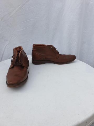 Nette bruine heren veterschoenen, leer. Mt 41. Merk Gallus beschikbaar voor biedingen