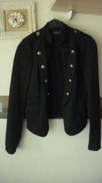 Zwart kort  Jasje met sierknopen maat m, Maat 38/40 (M), Zwart, Ophalen of Verzenden, Zo goed als nieuw