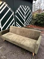 Gratis af te halen: groene 3 zits bank, Huis en Inrichting, Banken | Bankstellen, Ophalen, Gebruikt, Driepersoons, 75 tot 100 cm