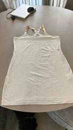Lange ecru Anna top met gouden kruisbandjes mt xl, Beige, Maat 46/48 (XL) of groter, Ophalen of Verzenden, Zo goed als nieuw
