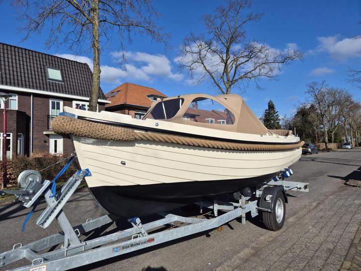 INTERBOAT 17 + VETUS 16PK (2007) ALS NIEUW!, Watersport en Boten, Sloepen, Zo goed als nieuw, 10 tot 30 pk, 3 tot 6 meter, Binnenboordmotor