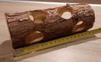 2x natuurlijke houten tunnels / knaaghout (3 cm gat), Dieren en Toebehoren, Knaagdieren en Konijnen | Toebehoren, Ophalen, Zo goed als nieuw