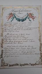 VICTORIAANSE HUWELIJKSWENSEN (3 stuks aan dezelfde persoon), Ophalen of Verzenden