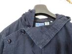 Blue Blue Japan sashiko indigo asymetric hooded jacket mt 4, Ophalen of Verzenden, Gedragen, Blue Blue Japan sashiko, Maat 48/50 (M)