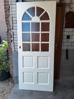 opdekdeur met ruitjes, Ophalen, Gebruikt, 80 tot 100 cm, Binnendeur