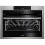 Aeg KPE742220M - Compacte oven - 45CM - Pyrolyse, Nieuw, Hete lucht, 45 tot 60 cm, Inbouw