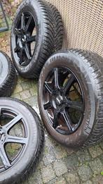 16 inch als nieuw winterbanden alu renault captur etc 4x100, Auto diversen, Wieldoppen, Ophalen of Verzenden, Zo goed als nieuw