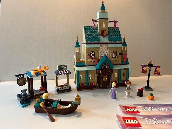 LEGO Disney Frozen Kasteel Arendelle 41167 - Compleet!, Kinderen en Baby's, Speelgoed | Duplo en Lego, Zo goed als nieuw, Lego