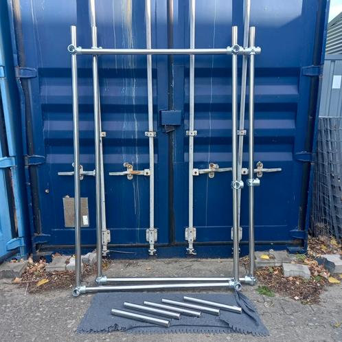 chroom steigerbuis, steigerpijp met koppelingen, Doe-het-zelf en Verbouw, Metalen, Zo goed als nieuw, IJzer, Ophalen