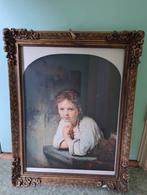 Te koop: schilderij Meisje in het venster, Antiek en Kunst, Ophalen