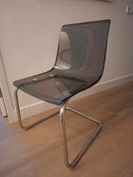 6x Ikea Tobias Stoelen - Transparant Grijs, Huis en Inrichting, Stoelen, Ophalen, Gebruikt, Modern, Grijs