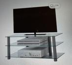 glazen TV meubel, Huis en Inrichting, Ophalen, 100 tot 150 cm, Minder dan 100 cm, Modern
