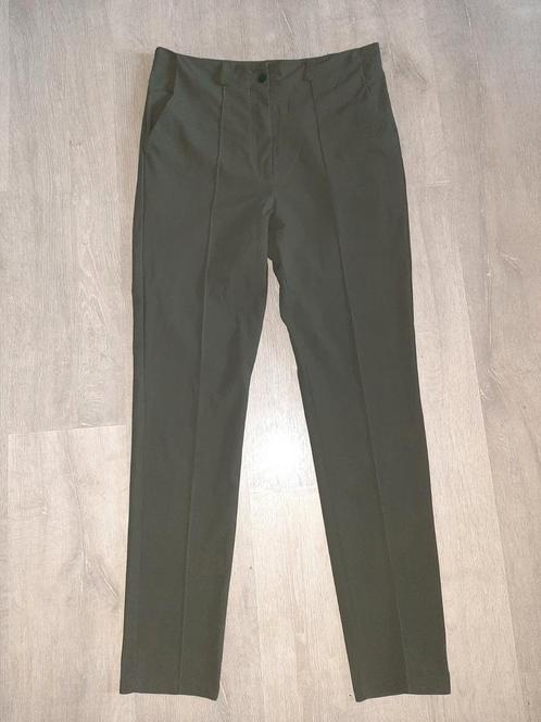 STUDIO ANNELOES travelstof broek, Kleding | Dames, Broeken en Pantalons, Zo goed als nieuw, Groen, Lang, Verzenden
