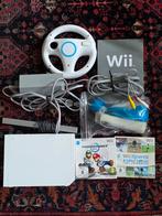 Nintendo Wii Compleet met Mario Kart & Wii Sports, Spelcomputers en Games, Ophalen of Verzenden, Met 1 controller, Met games