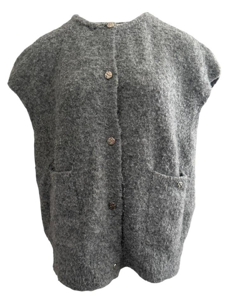 Studio Ar gilet L, Kleding | Dames, Jasjes, Kostuums en Pakken, Zo goed als nieuw, Maat 42/44 (L), Grijs, Ophalen of Verzenden