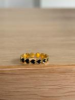 Zwarte Hartjesring | My Jewellery | Verstelbaar | Goudk, Nieuw, Ophalen of Verzenden, 17 tot 18, Dame