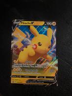 Pikachu v oversized, Ophalen of Verzenden, Nieuw, Losse kaart, Foil