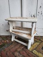2 franse brocante opstapjes/ vensterbankkruk/ allegonda, Ophalen of Verzenden, Zo goed als nieuw, Hout