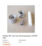Astor A51 Matrijs Set Maat 28 voor Leer Knopen, Ophalen of Verzenden, Nieuw, Toebehoren, Overige merken