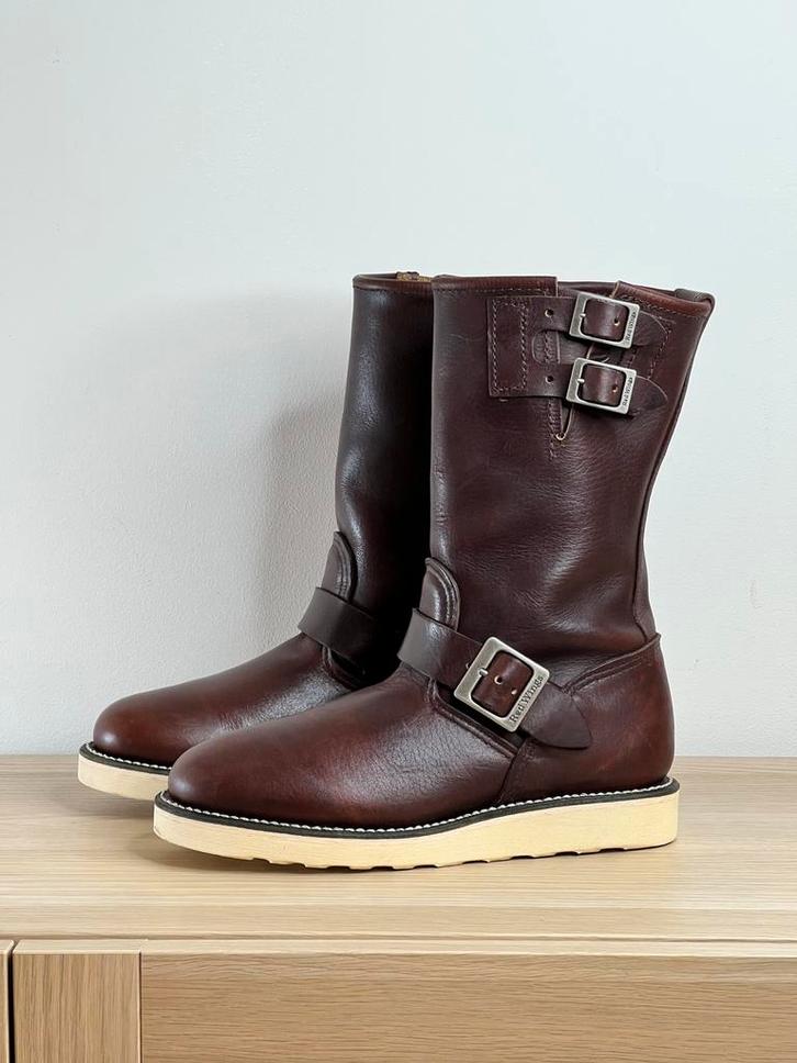 Red Wing 2987 Engineer Boots – Brown Leather – Made in USA, Kleding | Dames, Schoenen, Zo goed als nieuw, Hoge laarzen, Bruin