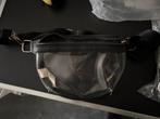 Zwarte Transparante Heuptas, Ophalen of Verzenden, Zo goed als nieuw, Zwart, Schoudertasje