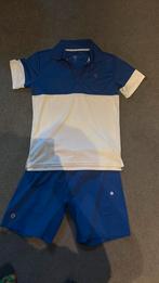 Quick tennis set: polo / shirt + short maat M heren, Ophalen of Verzenden, Zo goed als nieuw, Kleding, Overige merken