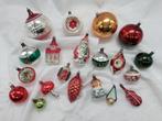 Oude glazen kerstballen, Ophalen of Verzenden, Gebruikt
