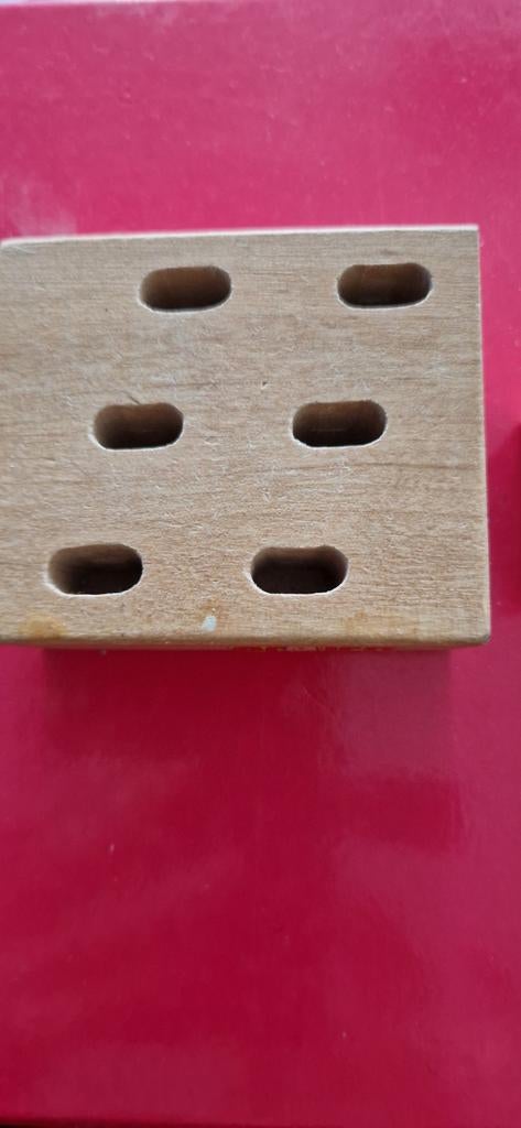 Educo Scharen & Prikpen Houder Hout - 6 Gaten, Ophalen of Verzenden, Gebruikt, Overige merken