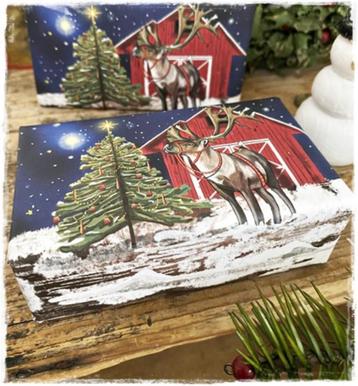 Christmas Reindeer WinterSoap 190 gram. Ree bij kerstboom beschikbaar voor biedingen