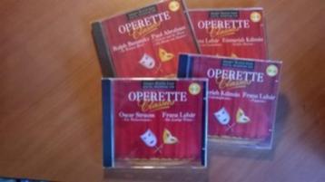 CD Operette Classics volume 1, 2, 3 en 4 beschikbaar voor biedingen