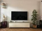 Besta TV kast incl houten planken bovenop, Ophalen, Gebruikt, 150 tot 200 cm, Minder dan 100 cm