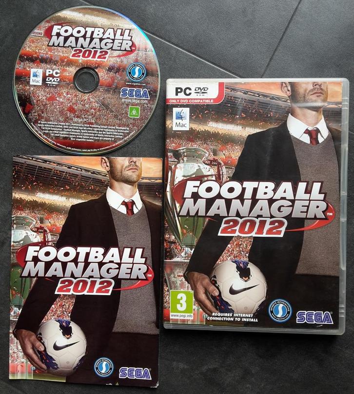 PC Game - Football Manager 2012 - Sega Voetbal, Spelcomputers en Games, Games | Pc, Zo goed als nieuw, Sport, 1 speler, Vanaf 3 jaar