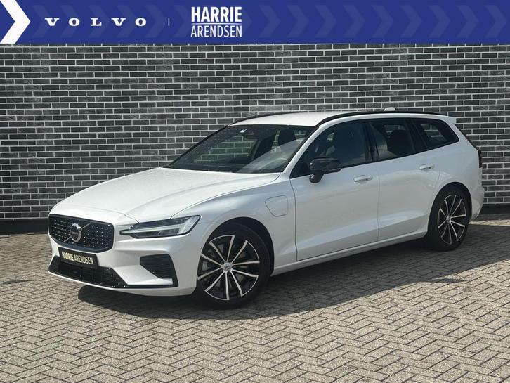 Volvo V60 2.0 T6 Plug-in hybrid AWD Plus Dark | Trekhaak | 3, Auto's, Volvo, Bedrijf, Te koop, V60, 360° camera, 4x4, ABS, Achteruitrijcamera