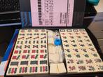 Mahjong spel in vinyl koffer (nieuw in doos), Hobby en Vrije tijd, Gezelschapsspellen | Bordspellen, Gebruikt, Vijf spelers of meer